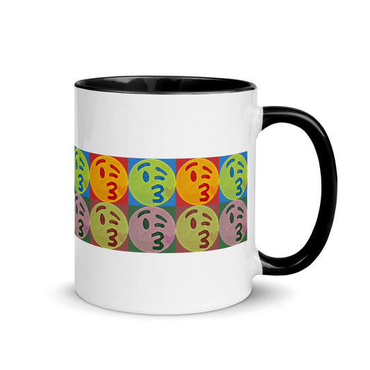 Kissy Face Pop Art Mug by #unicorntrends