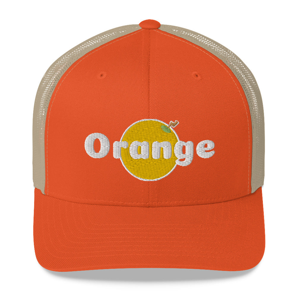 Things that Rhyme with Orange Trucker Cap
