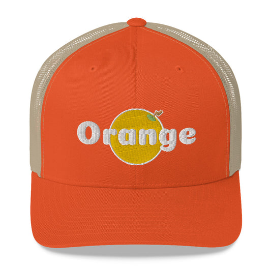Things that Rhyme with Orange Trucker Cap