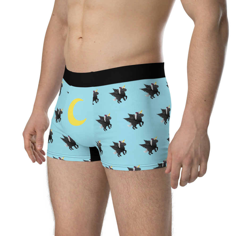 Black Pegasus Unicorn Boxer Briefs by Sovereign