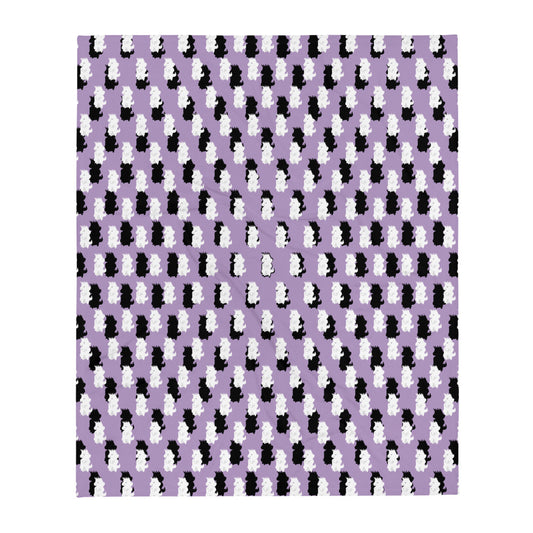 Unicorn Queen Pattern Throw Blanket by Sovereign