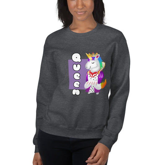Queen Unicorn Sweatshirt by Sovereign