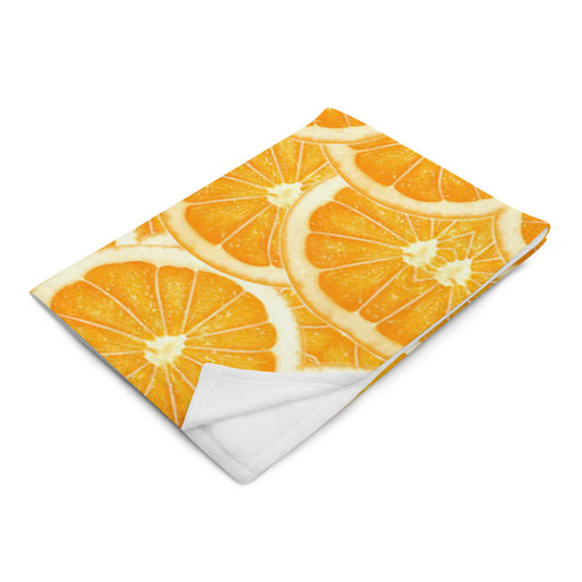 Things that Rhyme with Orange Throw Blanket