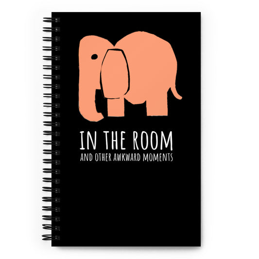 Elephant in the Room Spiral Notebook by #unicorntrends