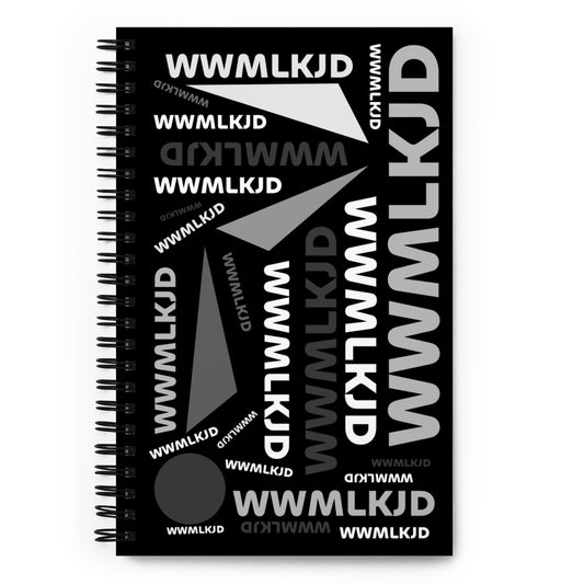 WWMLKJD Spiral Notebook by #unicorntrends