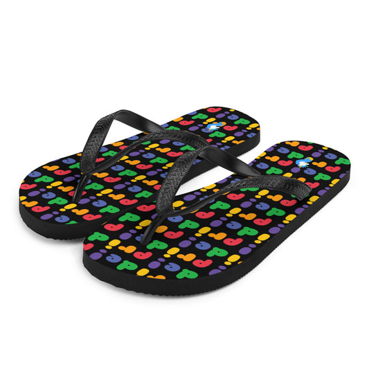 Unicorn Pride Flip Flops by Sovereign