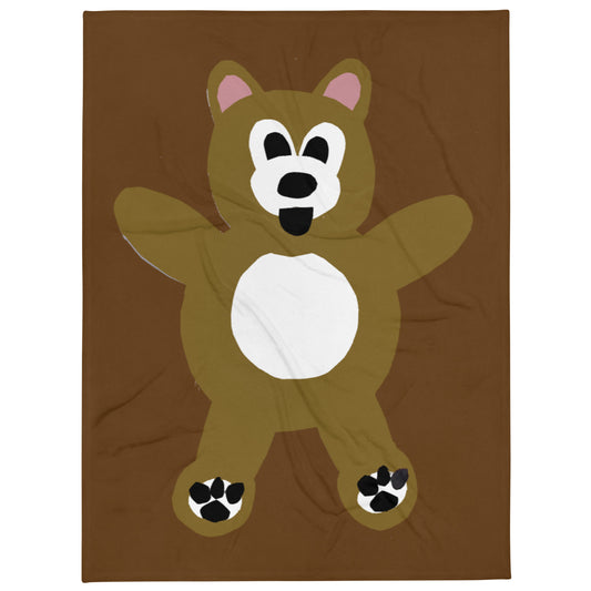 Bear Throw Blanket by #unicorntrends