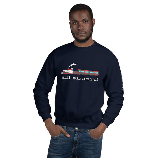 All Aboard the Unicorn Express Sweatshirt by #unicorntrends