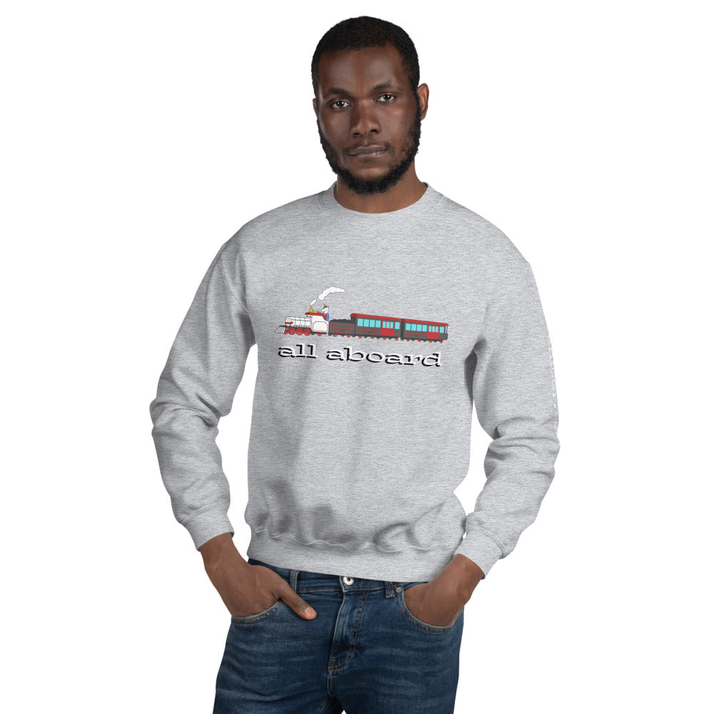 All Aboard the Unicorn Express Sweatshirt by #unicorntrends