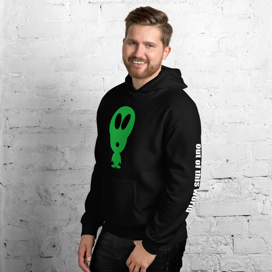 Out of this World Alien Unisex Hoodie by #unicorntrends