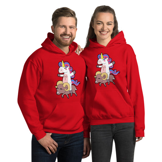 Aries Unicorn Unisex Hoodie by #unicorntrends