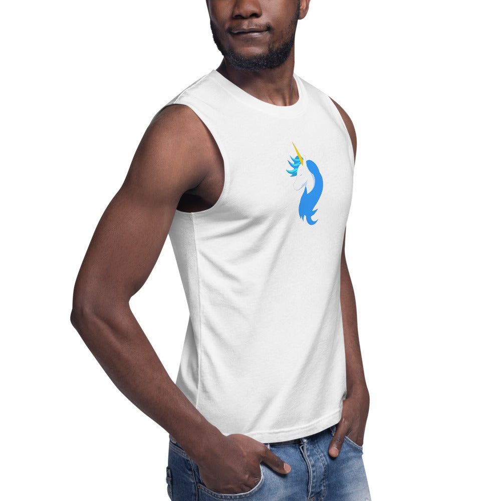 Logo Muscle Shirt by #unicorntrends