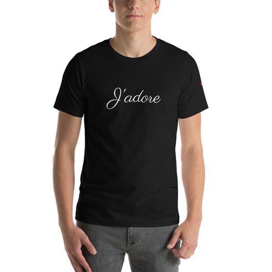 J'adore Short-Sleeve Unisex T-Shirt by #unicorntrends