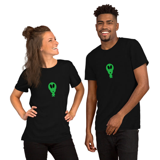 Alien Short-Sleeve Unisex T-Shirt by #unicorntrends