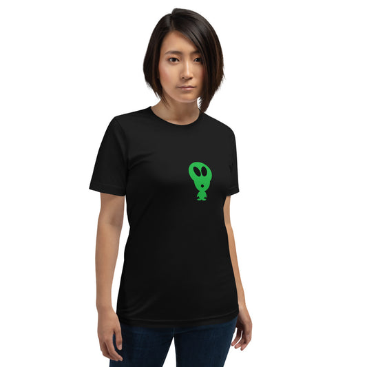 Alien Short-Sleeve Unisex T-Shirt by #unicorntrends