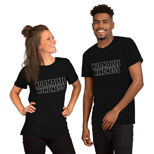 Normalize Kindness Short-Sleeve Unisex T-Shirt by #unicorntrends