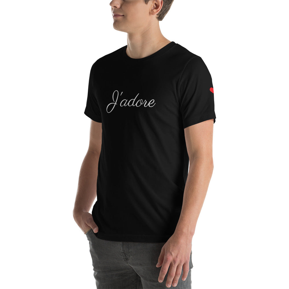 J'adore Short-Sleeve Unisex T-Shirt by #unicorntrends