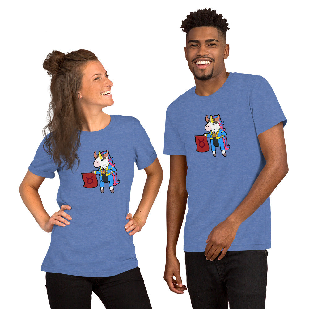 Taurus Unicorn Short-Sleeve Unisex T-Shirt by #unicorntrends