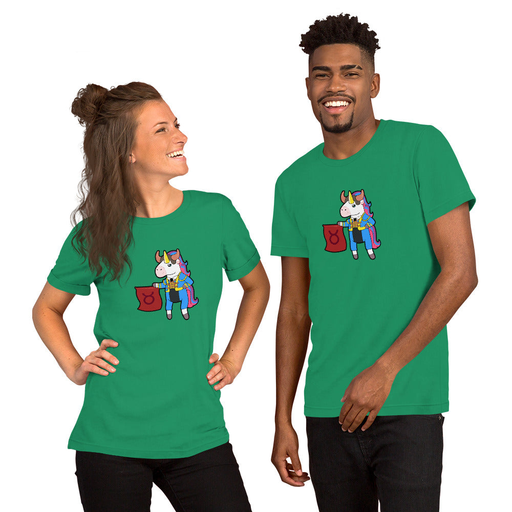 Taurus Unicorn Short-Sleeve Unisex T-Shirt by #unicorntrends