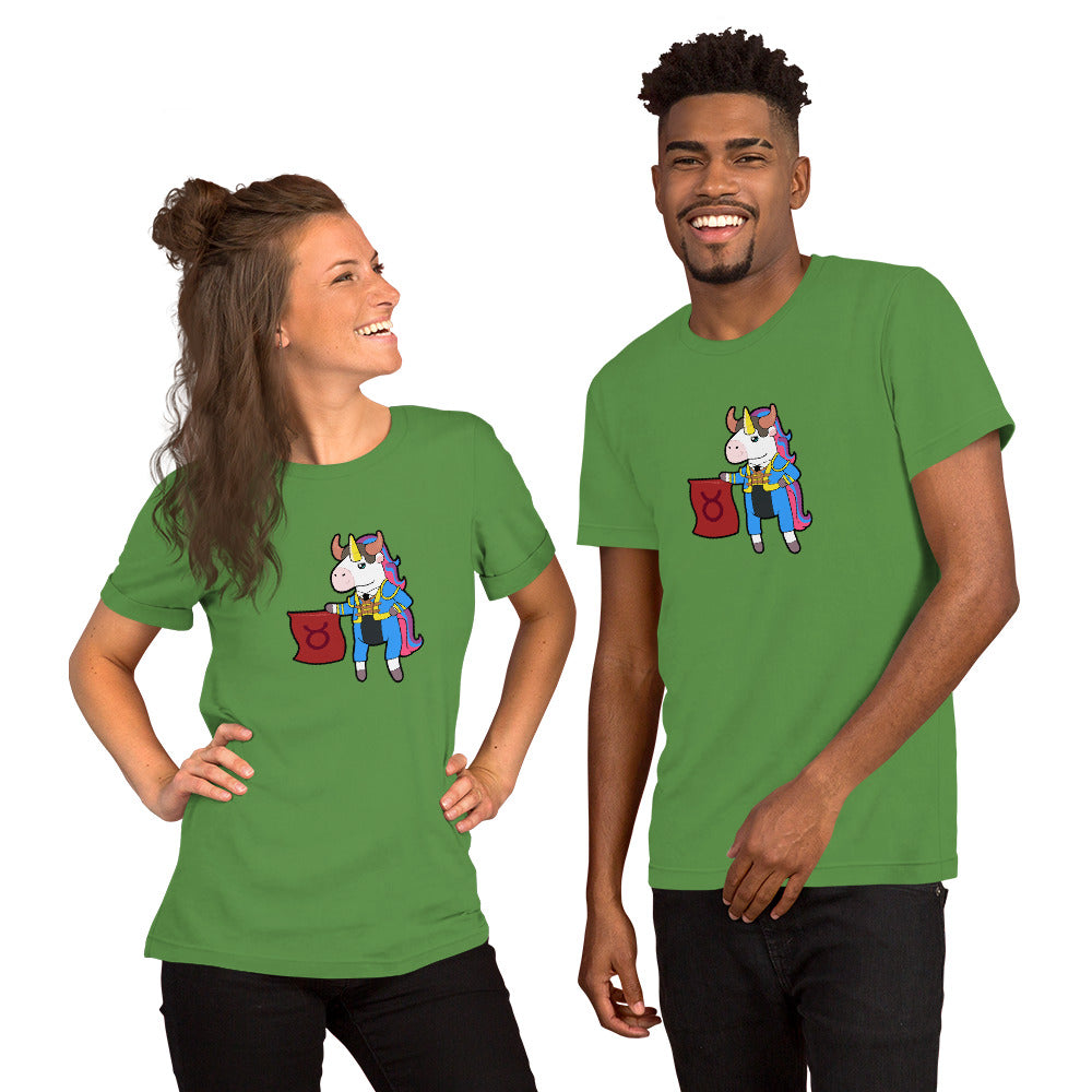Taurus Unicorn Short-Sleeve Unisex T-Shirt by #unicorntrends
