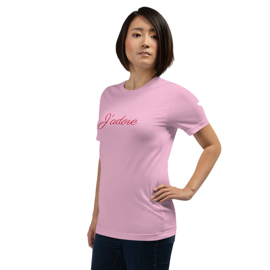 J'adore Short-Sleeve Unisex T-Shirt by #unicorntrends