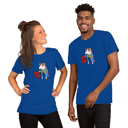 Taurus Unicorn Short-Sleeve Unisex T-Shirt by #unicorntrends