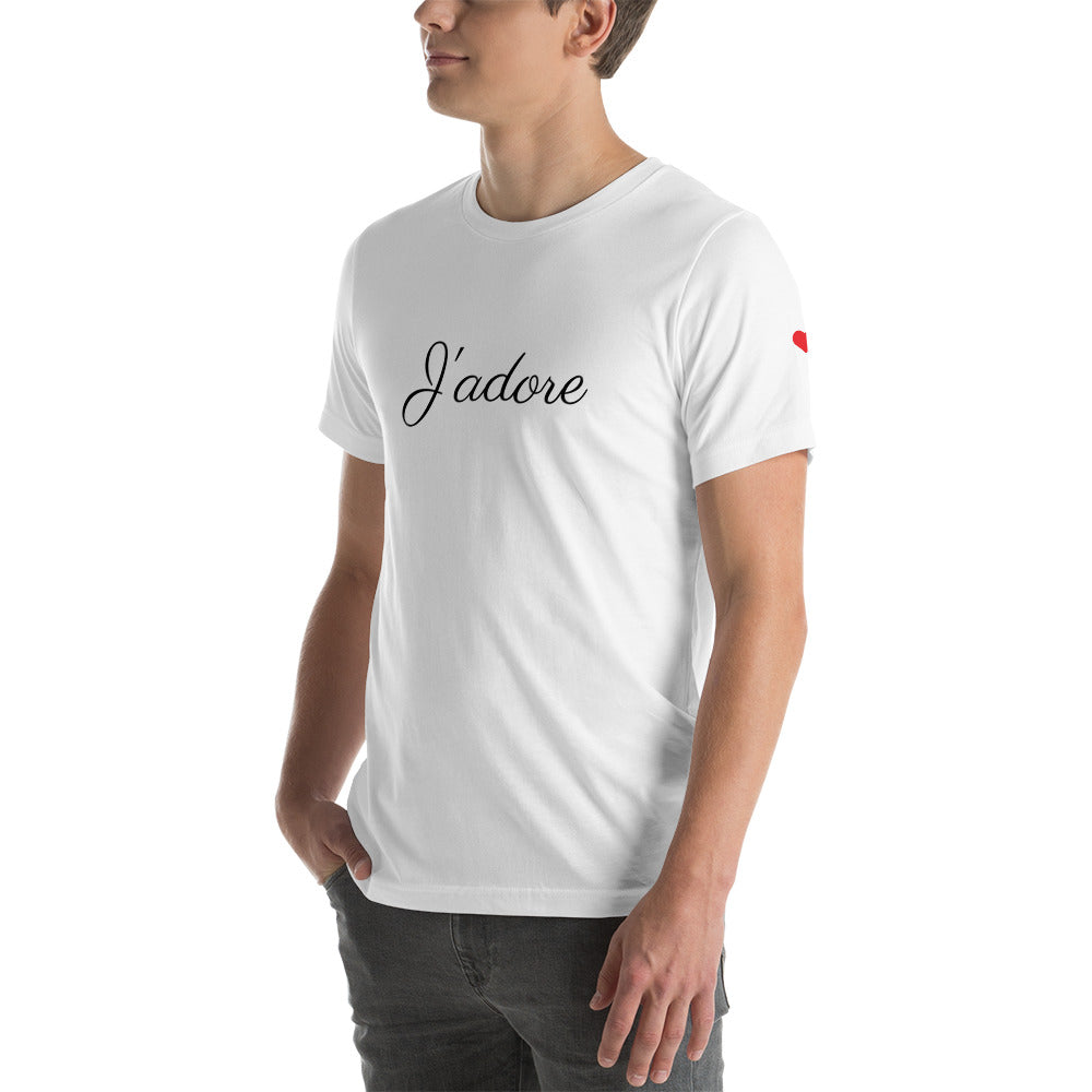 J'adore Short-Sleeve Unisex T-Shirt by #unicorntrends