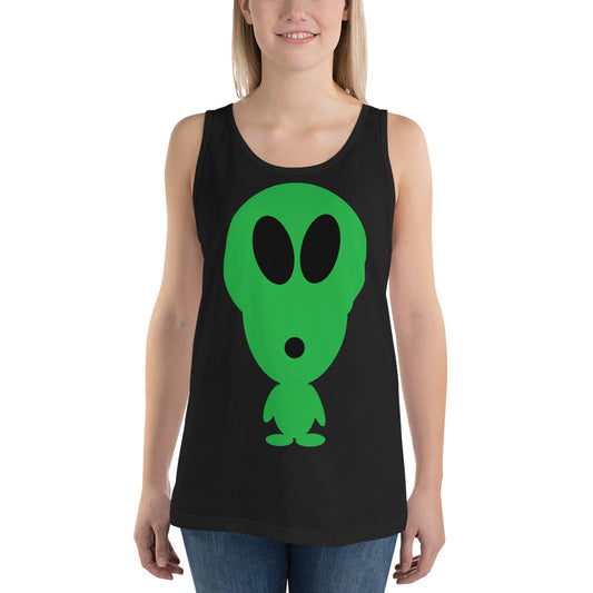 Alien Unisex Tank Top by #unicorntrends