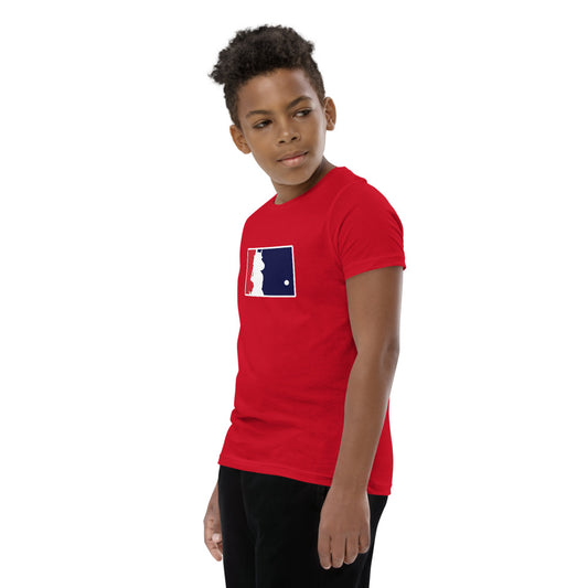 Unicorn Baseball Youth Short Sleeve T-Shirt by Sovereign
