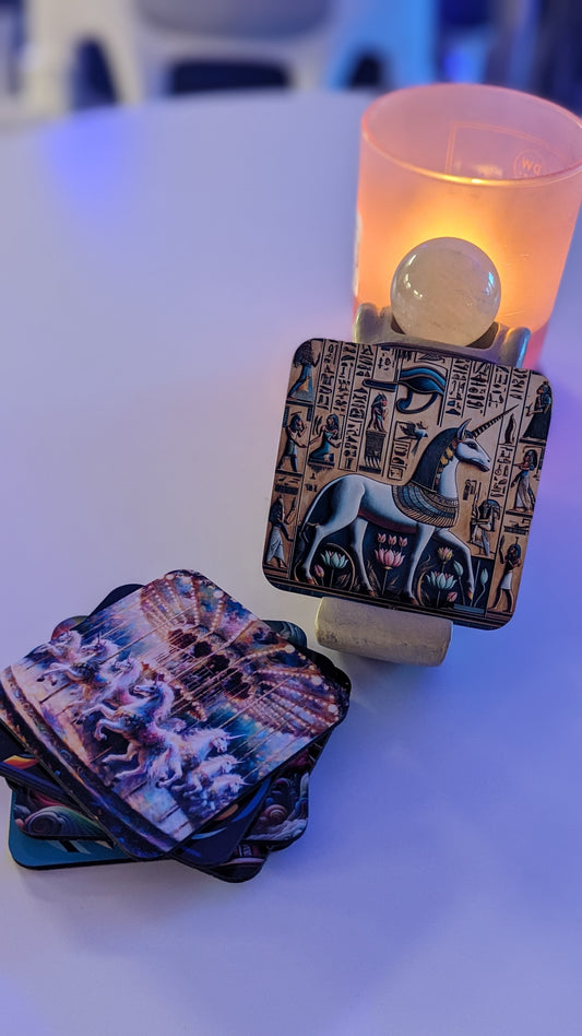 Impressionism Unicorn Coaster