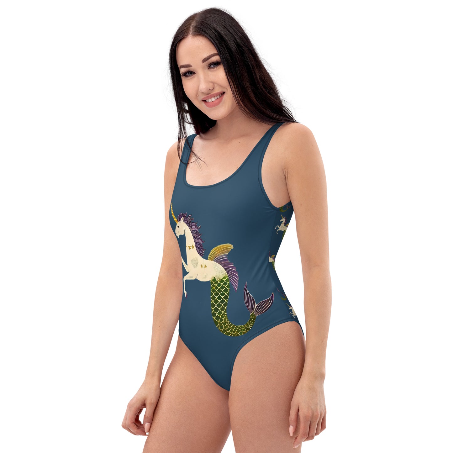 Unicorn Mermaid One-Piece Swimsuit