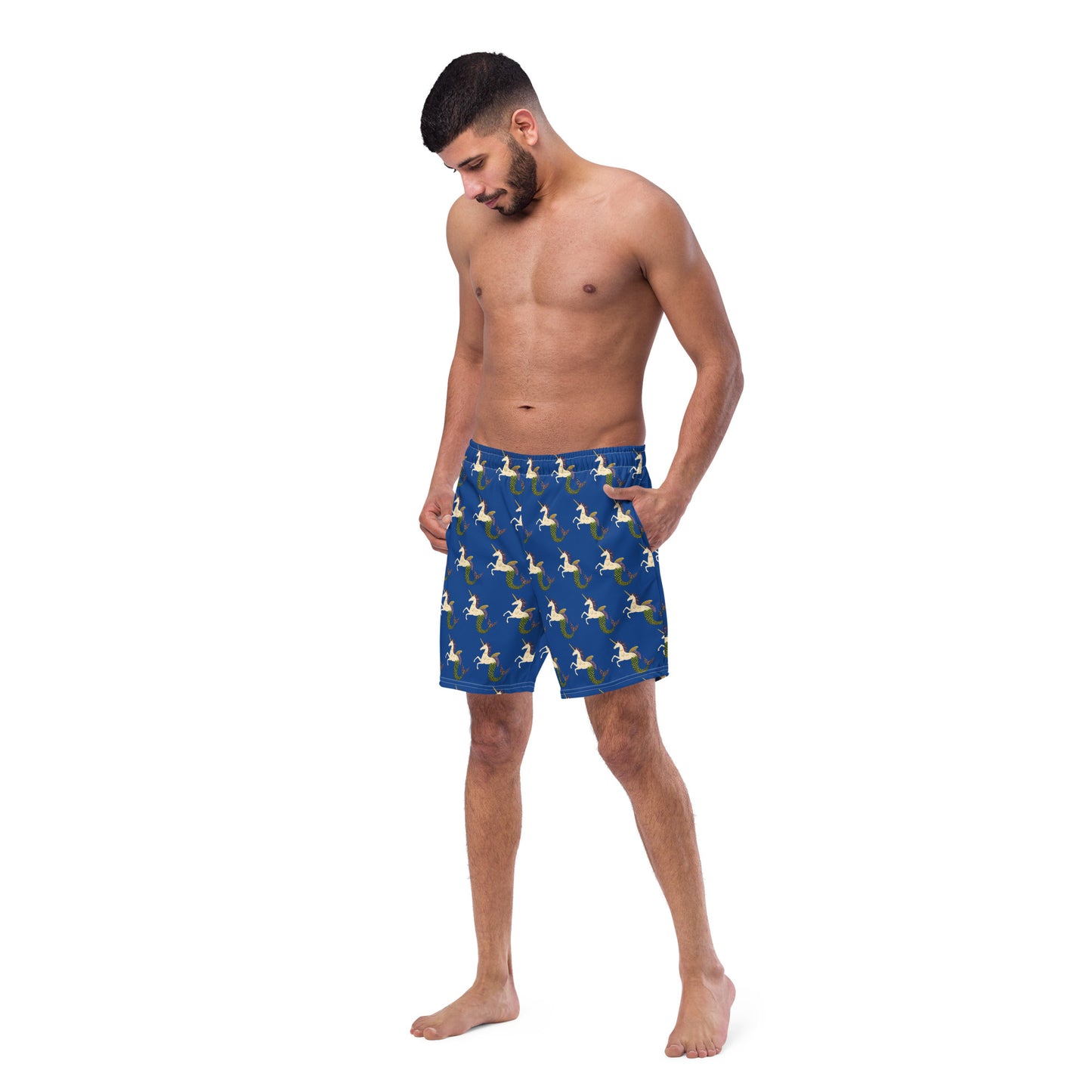 Unicorn Mermaid Swim Trunks