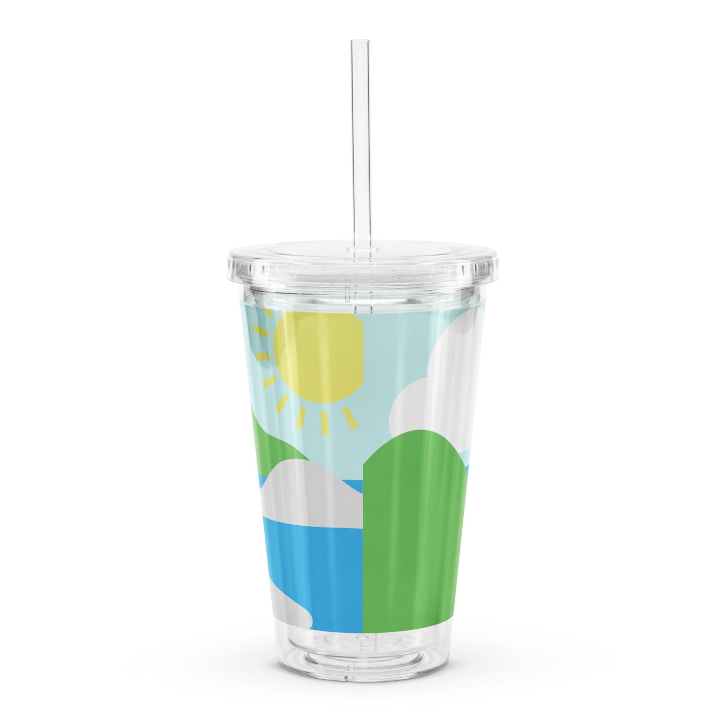 Unicorn Mermiad Plastic Tumbler