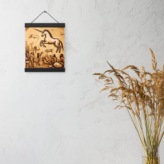 Cave Painting Poster with Hangers