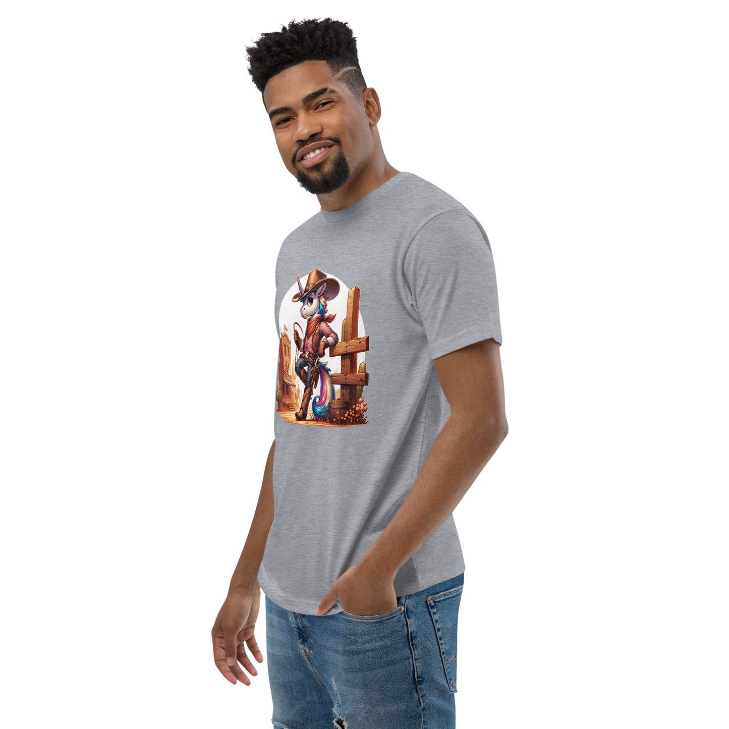 Unicorn Cowboy Short Sleeve T-shirt