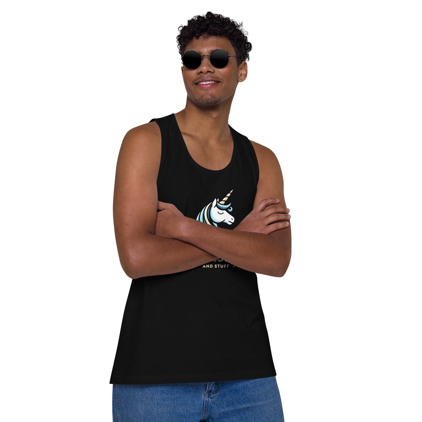 Unicorns and Stuff King's Tank Top