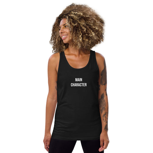 Main Character Unisex Tank Top by #unicorntrends