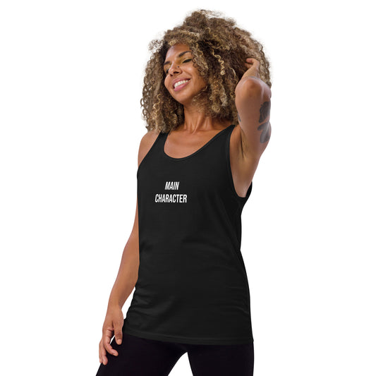 Main Character Unisex Tank Top by #unicorntrends