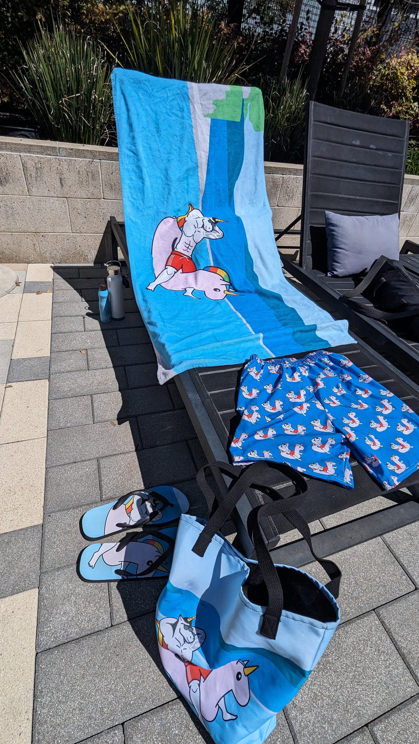 Pool Day Tote Bag by #unicorntrends