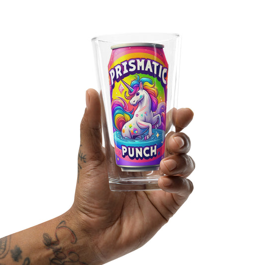 Prismatic Punch Glass