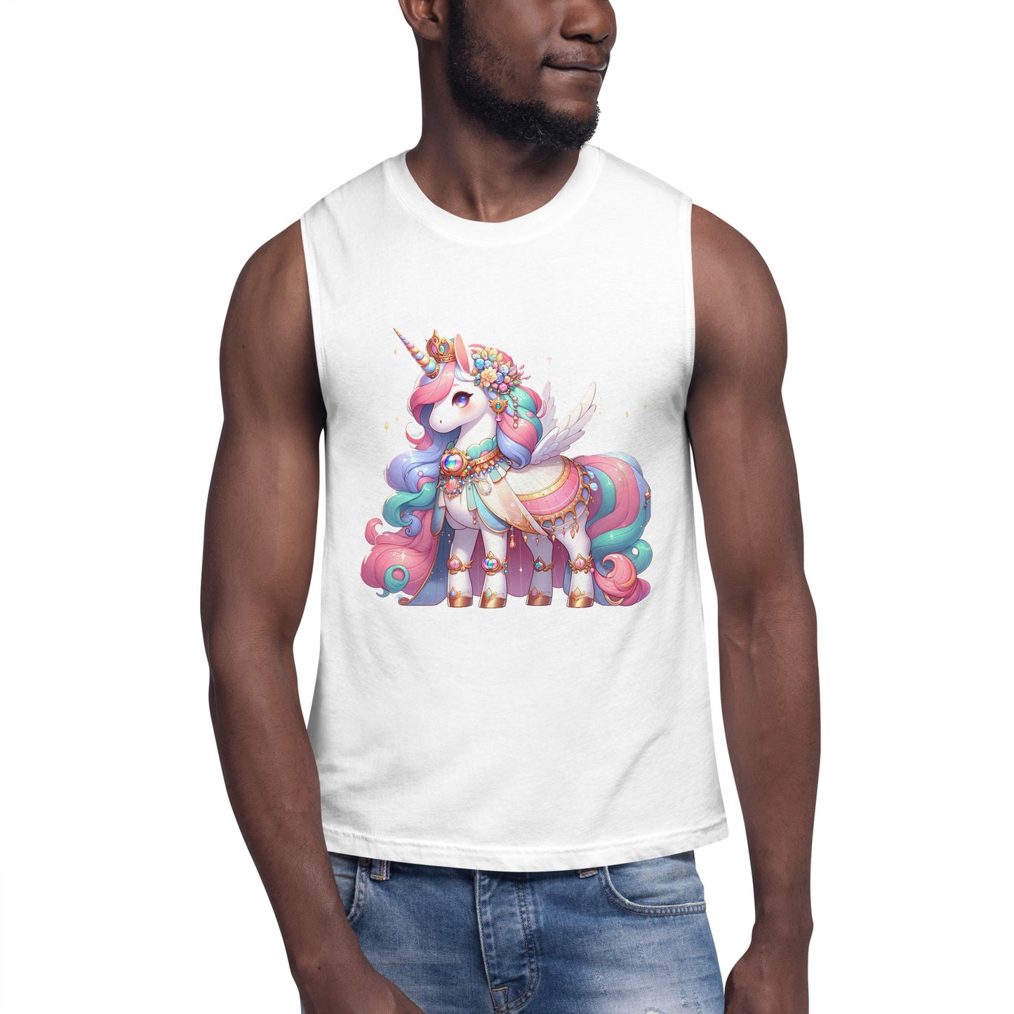 Unicorn Princess Muscle Shirt by #unicorntrends