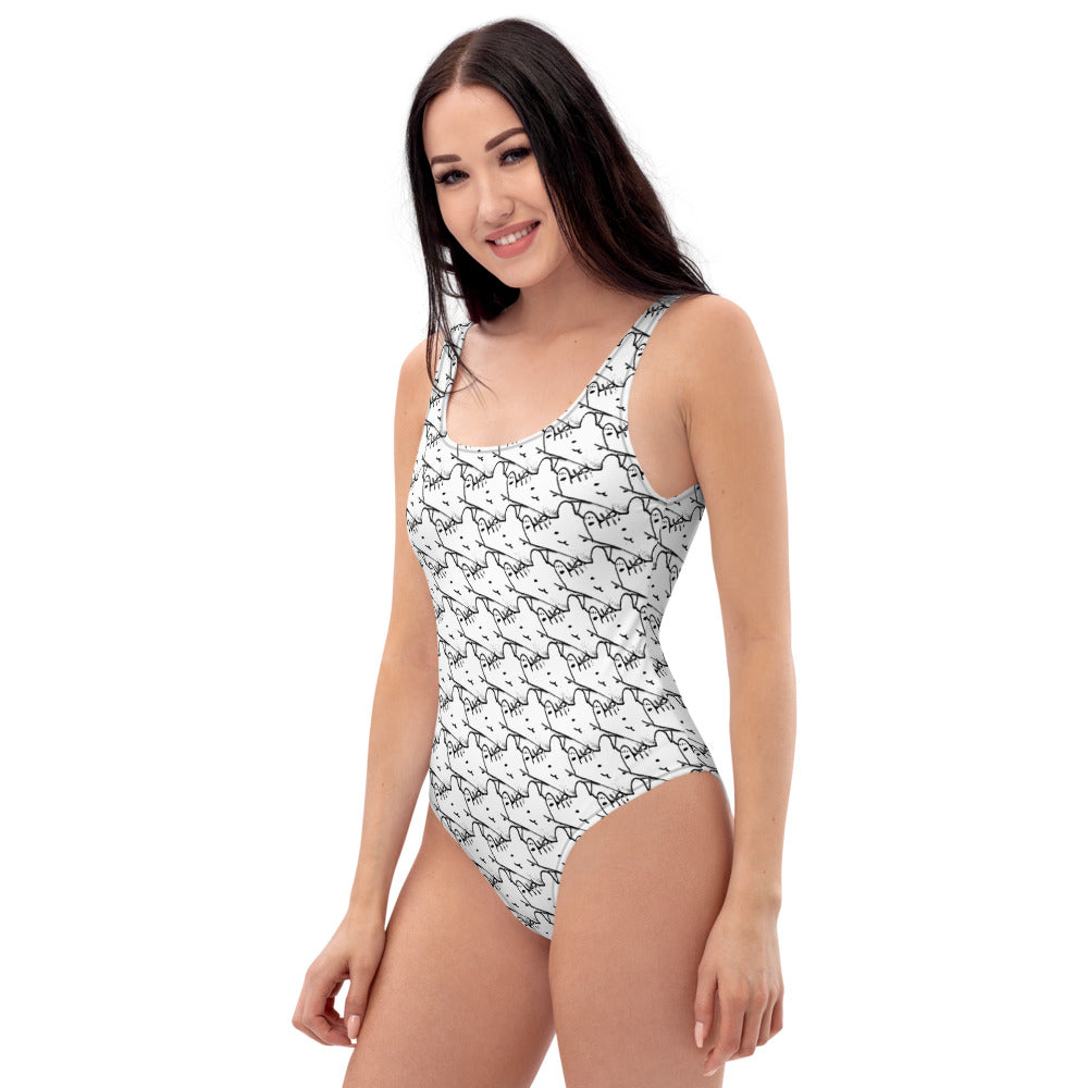 Hugs One-Piece Swimsuit by #unicorntrends