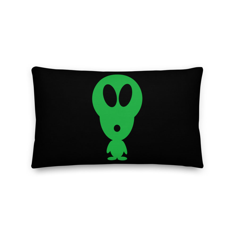 Out of This World Alien Premium Pillow by #unicorntrends