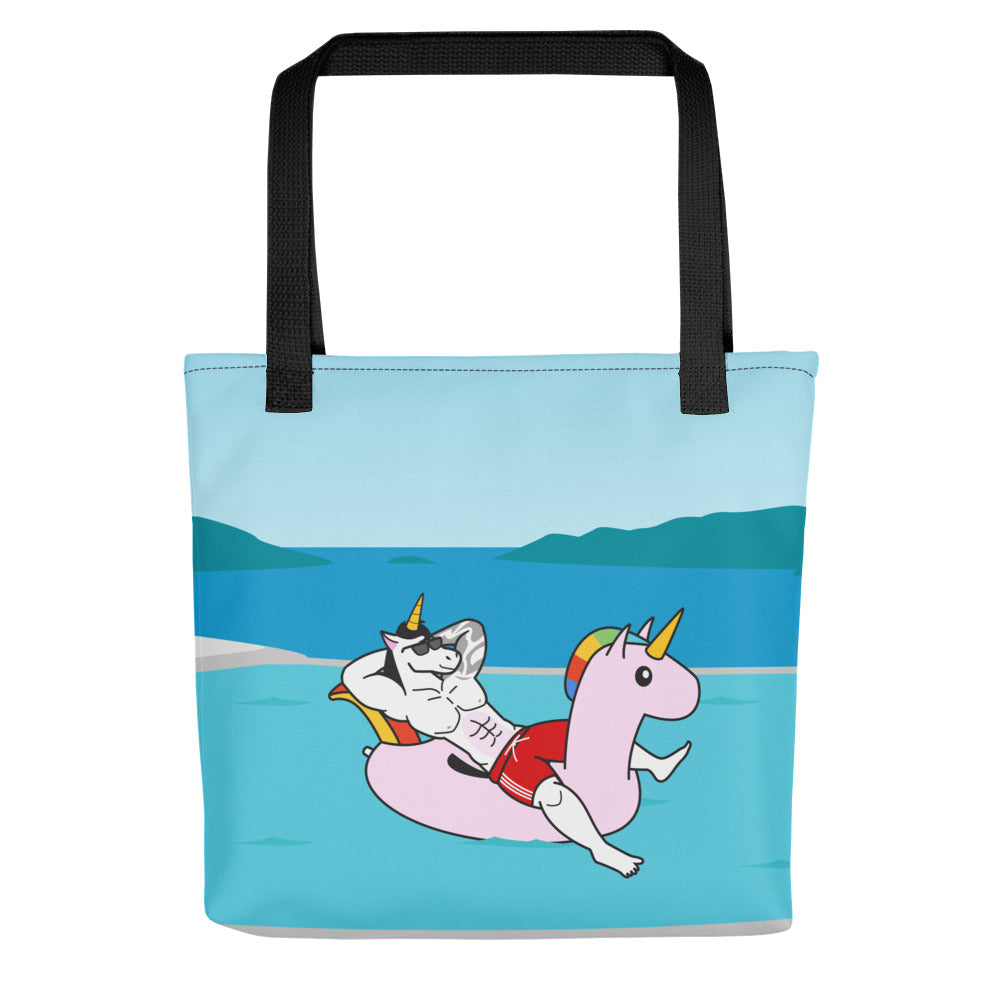Pool Day Tote Bag by #unicorntrends