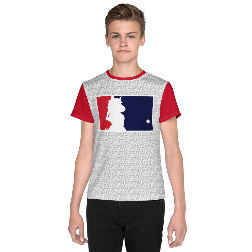 Unicorn Baseball Youth T-Shirt by Sovereign
