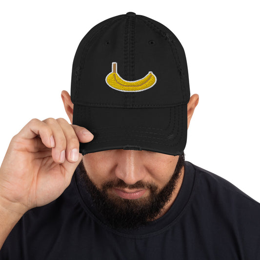 Banana Distressed Dad Hat by #unicorntrends