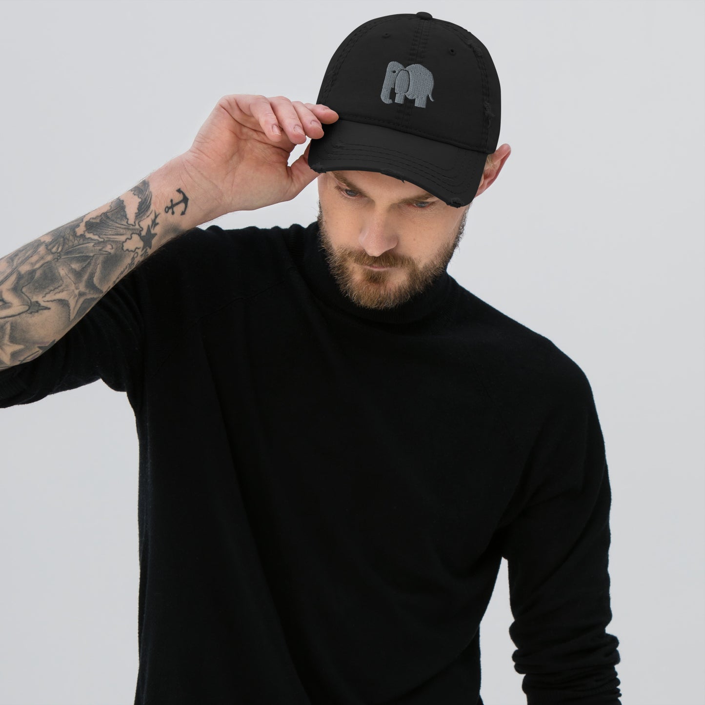 Elephant in the Room Distressed Dad Hat by #unicorntrends