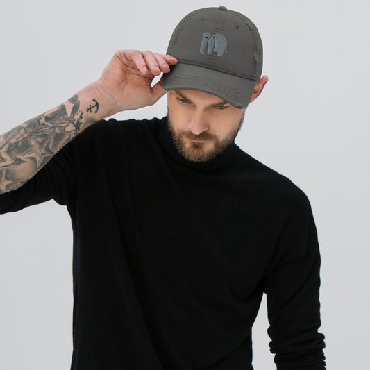 Elephant in the Room Distressed Dad Hat by #unicorntrends