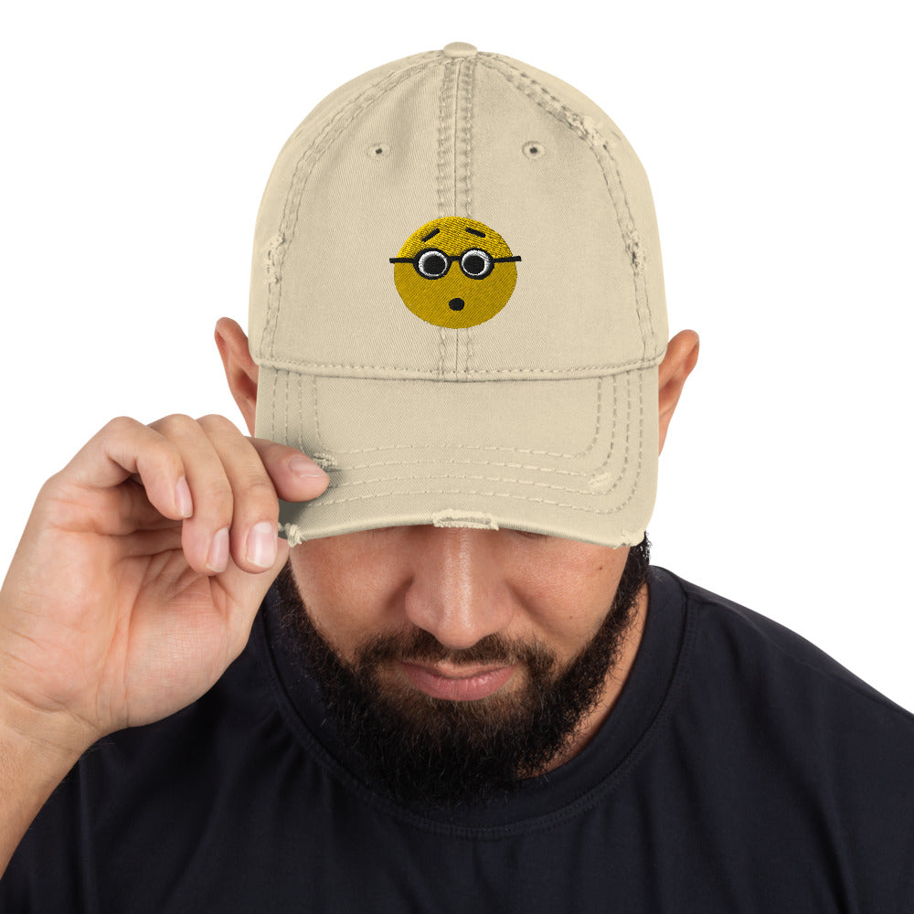 Nerd Distressed Dad Hat by #unicorntrends