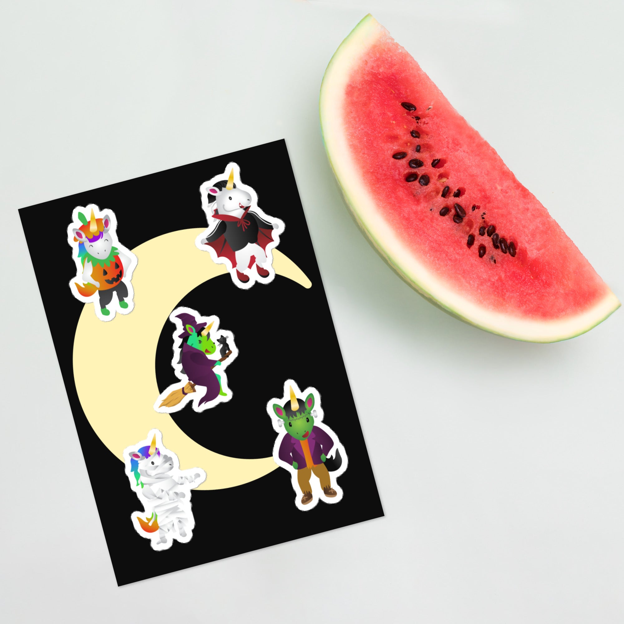 Monster Mash Unicorn Sticker Set – Unicorns and Stuff Dot Com